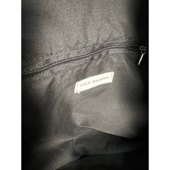 Lulu‎ Dharma NWT Green Houndstooth Weekender Bag Large Tote Carryon Travel - Picture 9 of 11